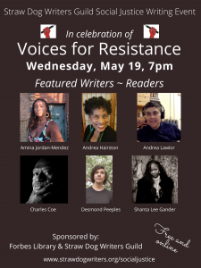 Voices for Resistance flyer