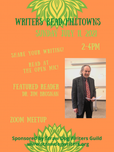 Writers Read Hilltowns flyer