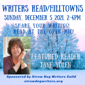 Writers Read Hilltowns December graphic