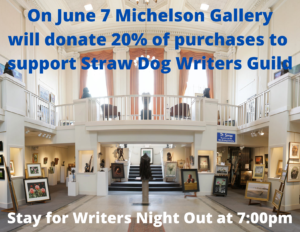 Michelson Gallery will donate 20% of purchases on June 7 to SDWG.