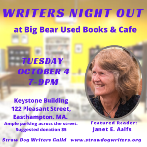 Writers Night Out in October