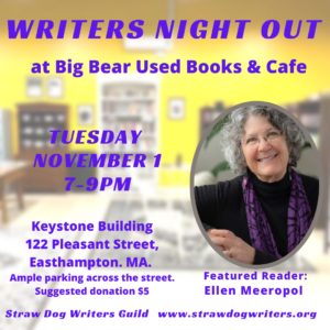 Writers Night Out in November