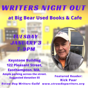 Writers Night Out January Rick Paar