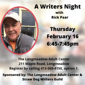 A Writer's Night with Rick Paar