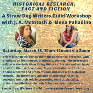 Historical Research Fact and Fiction workshop