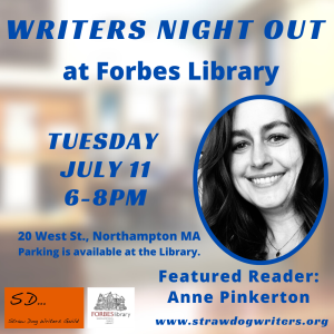 Writers Night Out in July