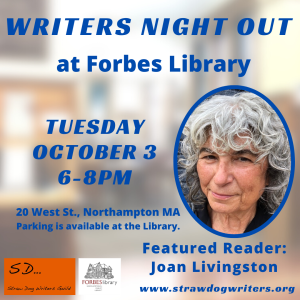 Writers Night Out in October