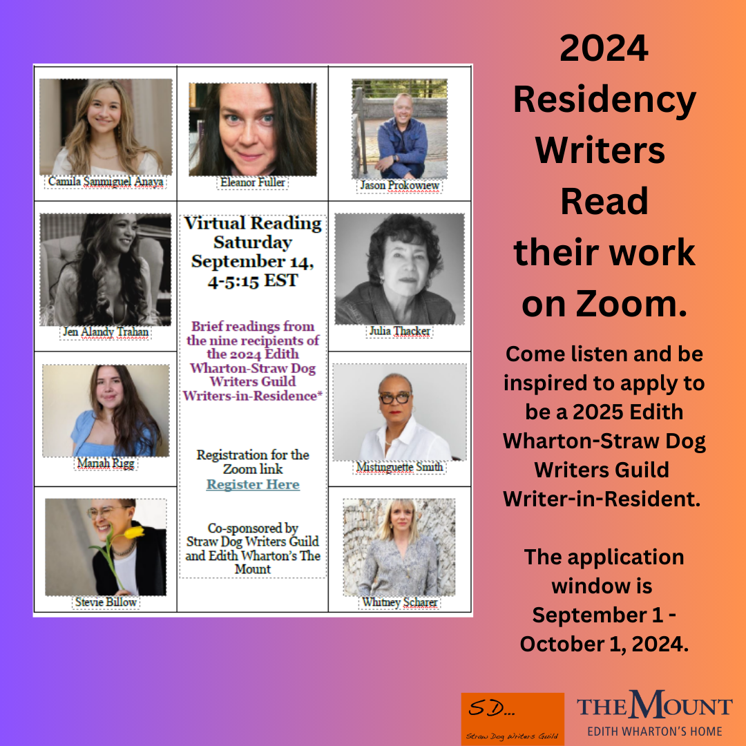 Residency Writers Read on September 14 on Zoom