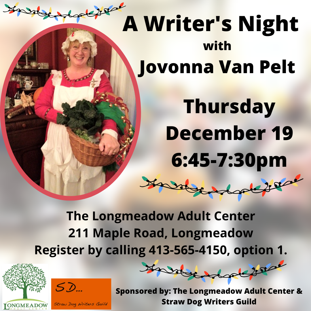 A Writer's Night with Jovonna Van Pelt on December 19