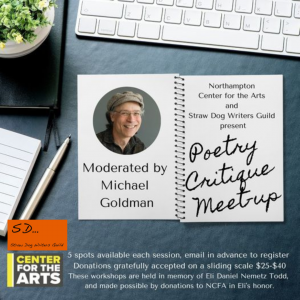 Poetry Critique Meet Up in March