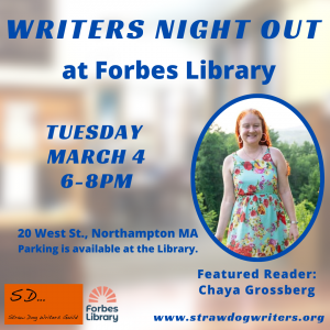 Writers Night Out in March