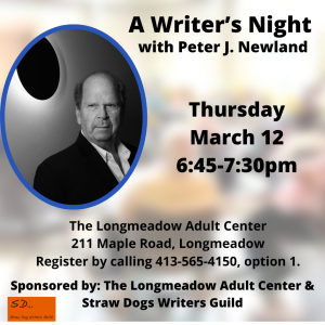 A Writer's Night in March with Peter J. Newland