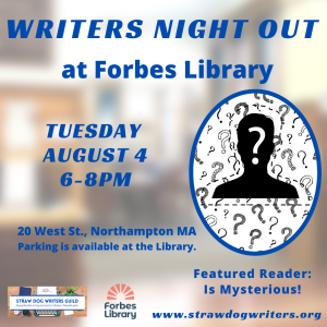 Writers Night Out in August