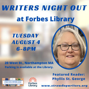 Writers Night Out in August with Phyllis St. George