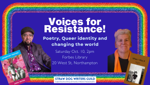 Voices for Resistance: Poetry, Queer Identity and changing the world: A poetry reading with Jendi Reiter and Q.K.G. Keough-Huff
