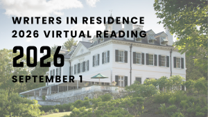 Virtual Reading for the 2026 Edith Wharton & Straw Dog Writers-in-Residence