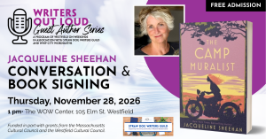 WOW Center and Straw Dog Writers Guild to present author Jacqueline Sheehan!